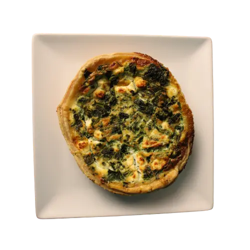 quiche espinacas
